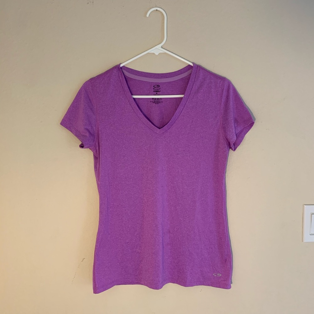 Champion DuoDry purple workout shirt